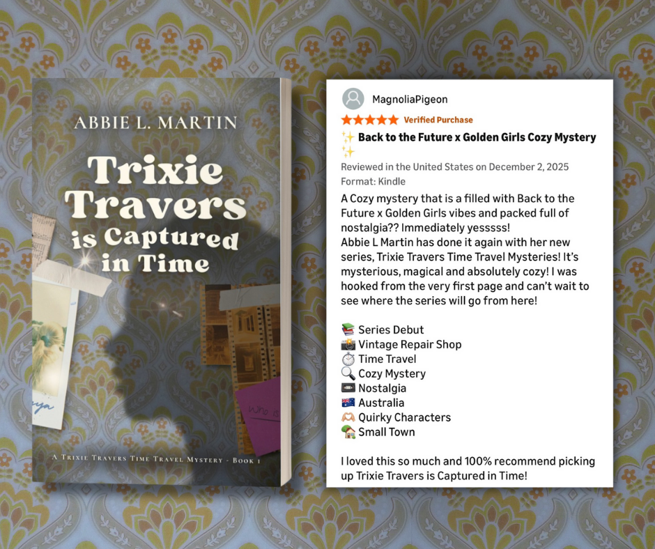 Trixie Travers is Captured in Time - SIGNED Paperback