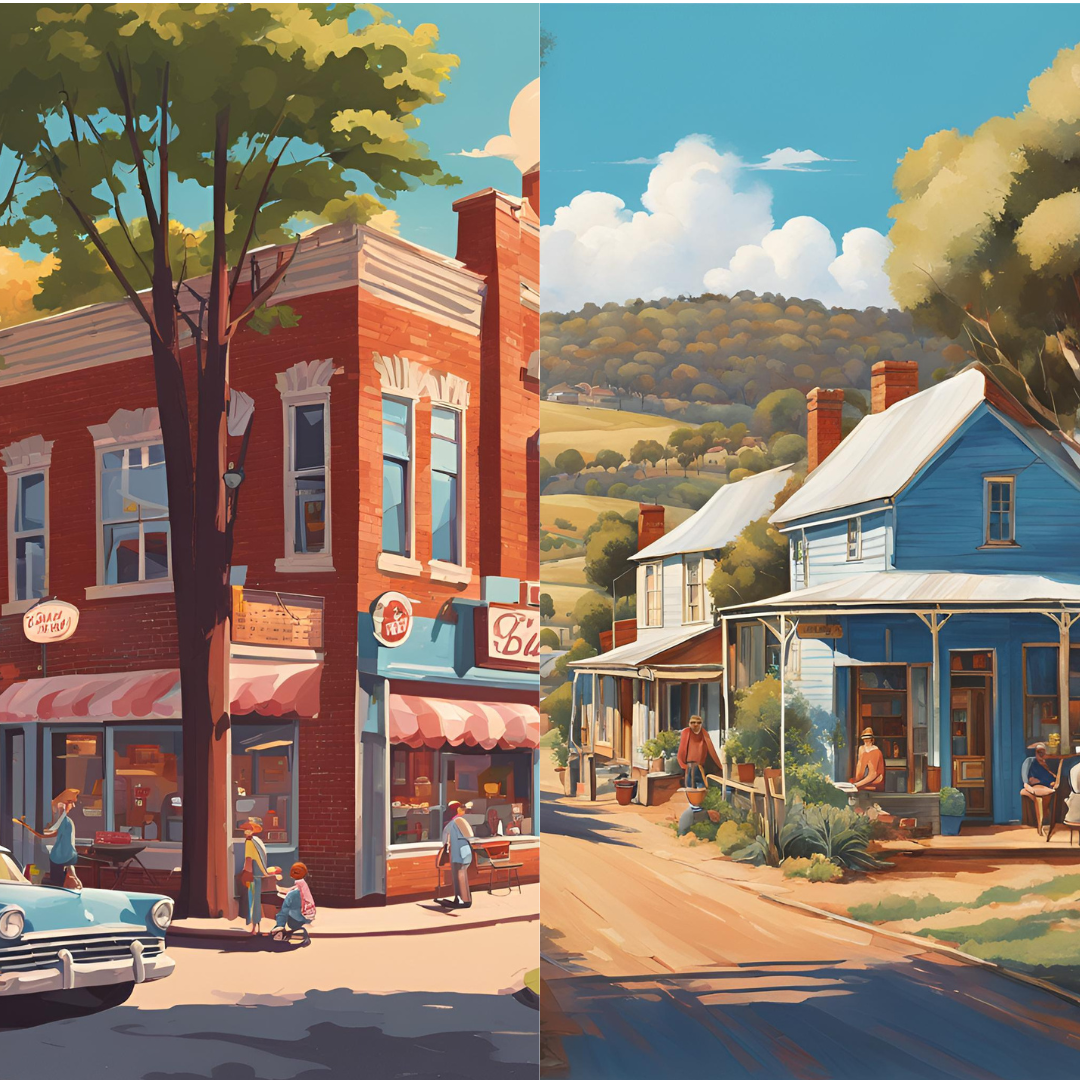 How US and Australian Small Towns Are Alike (and Different)