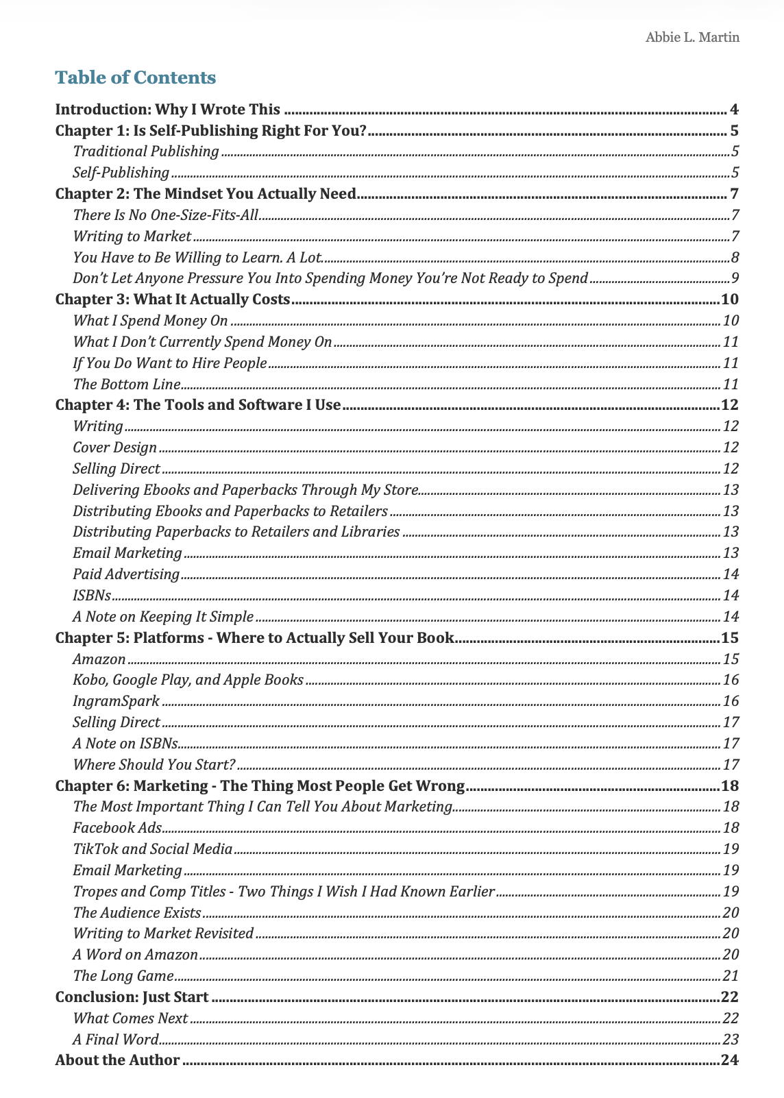 So, You Want to Self-Publish — A Handbook